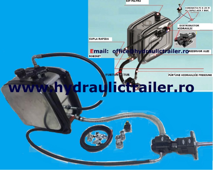 Instalatie a hidraulica de basculare completa Rez. Aluminiu